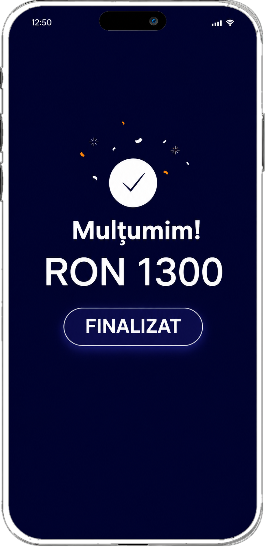 Înregistrare finalizată